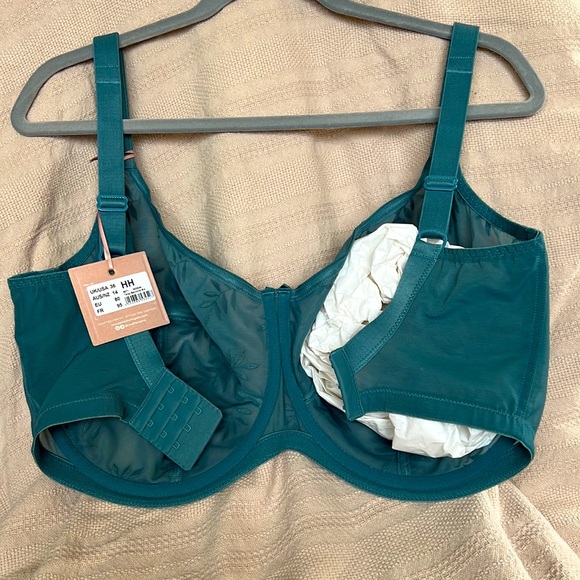 Teal 36HH Panache Tango II Balconet Bra - Picture 2 of 3